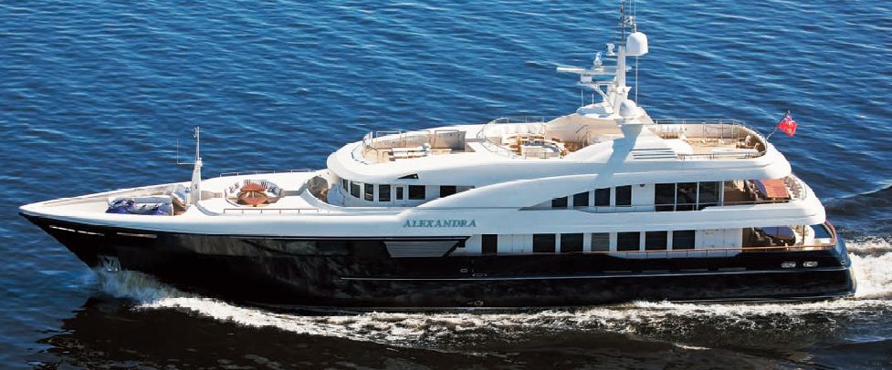 who owns superyacht alexandra